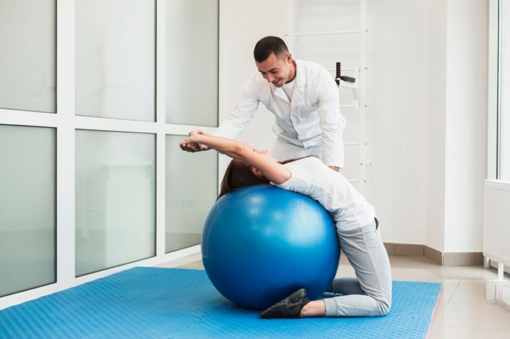 Pilates squishy ball